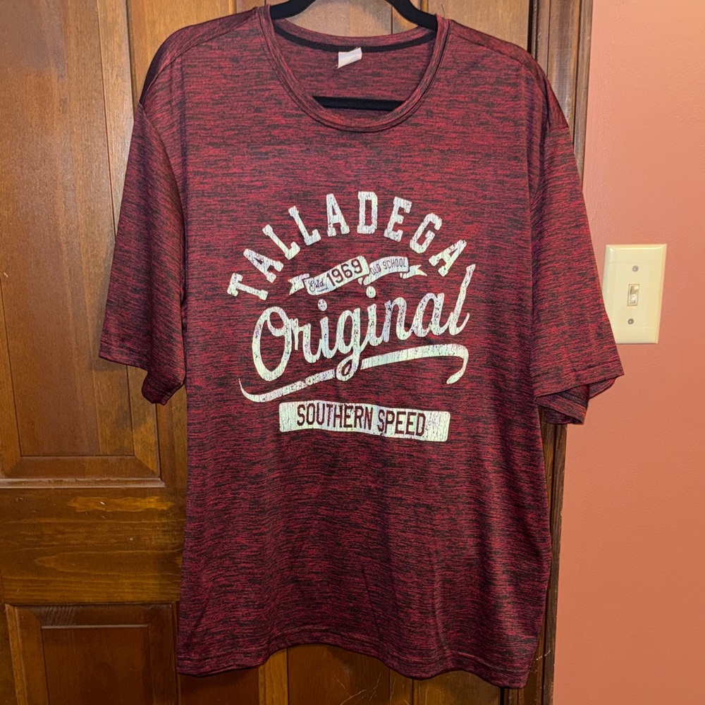 Sport-Tek Talladega Original Graphic Tee - Red Heather